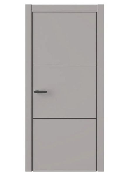 Двери WestStyle  "IN 26" Макиато /алюм.кромка  ДГ