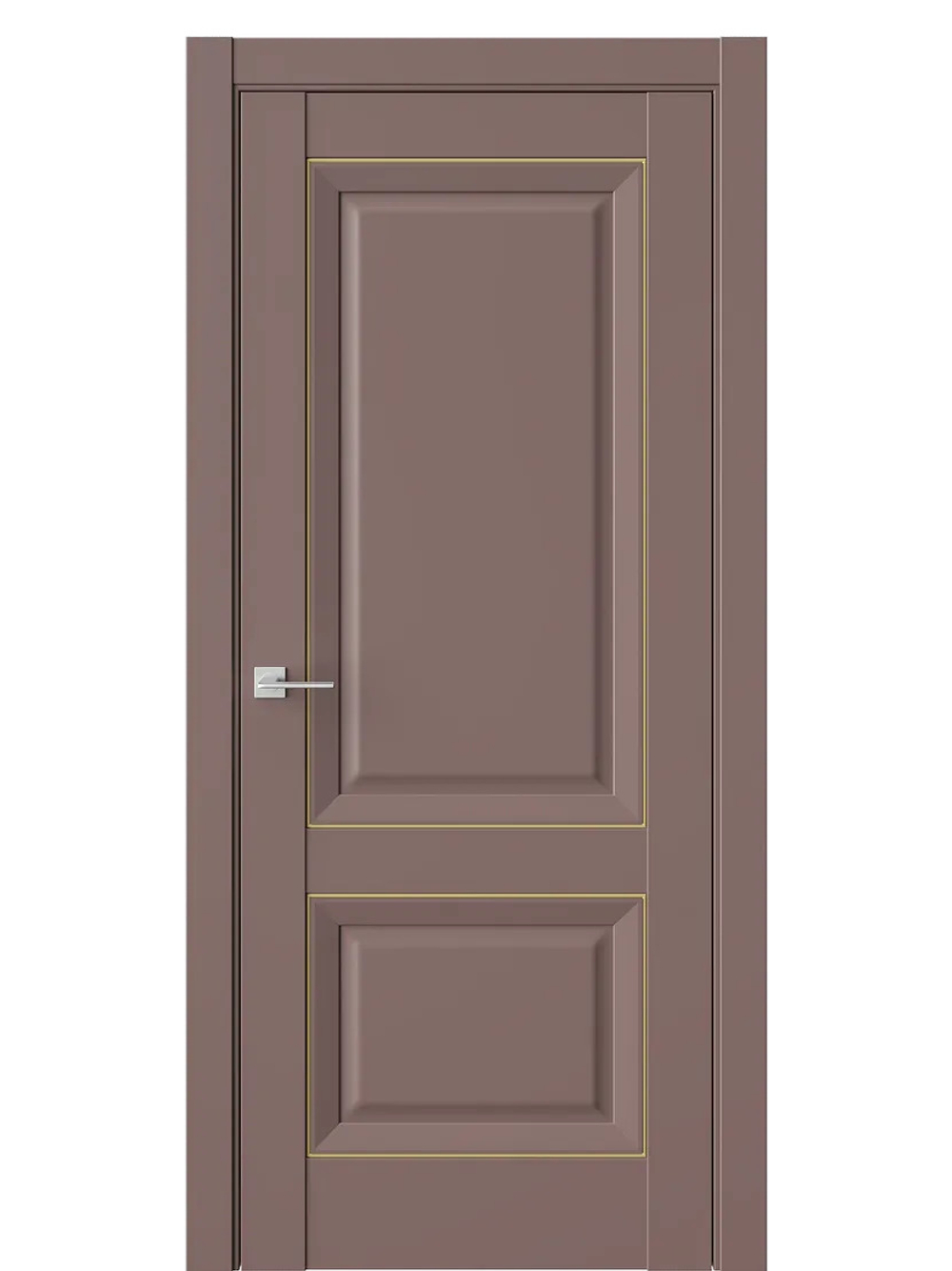 Двери WestStyle  PL3F Милкшейк /Молдинг ДГ