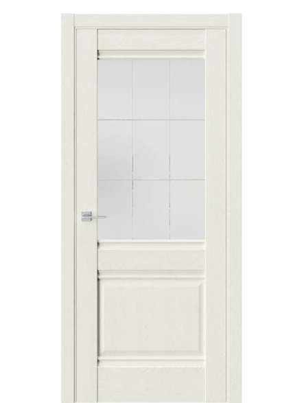 Двери WestStyle  "Ch 6"  Дуб монтана/ белое сатинат ДО