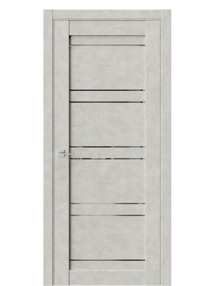 Двери WestStyle  "CZ 3 Бетон смоки/зеркало графит ДО