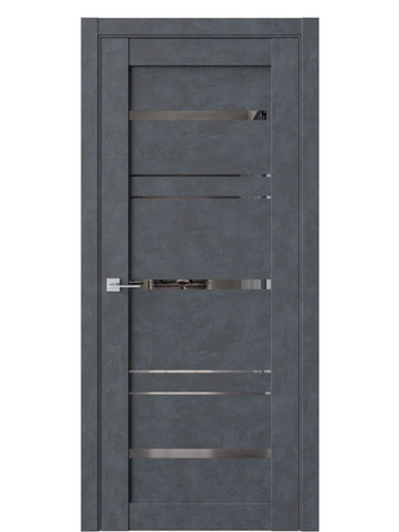 Двери WestStyle  "CZ 8 Бетон маренго/зеркало графит ДО