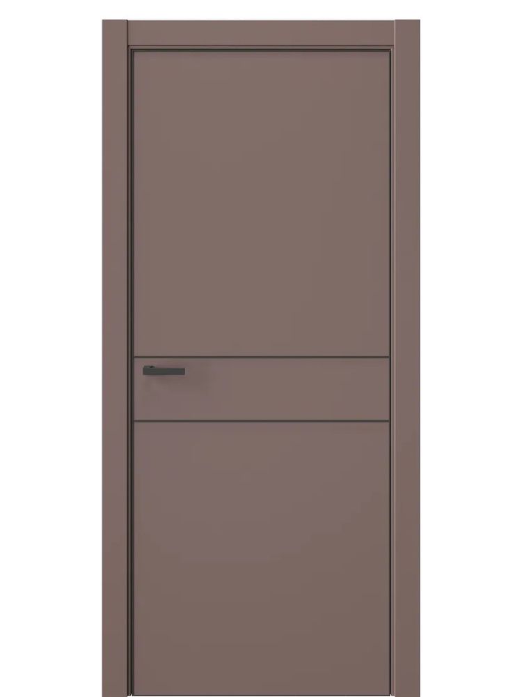 Двери WestStyle  "IN 20" Милкшейк /алюм.кромка  ДГ