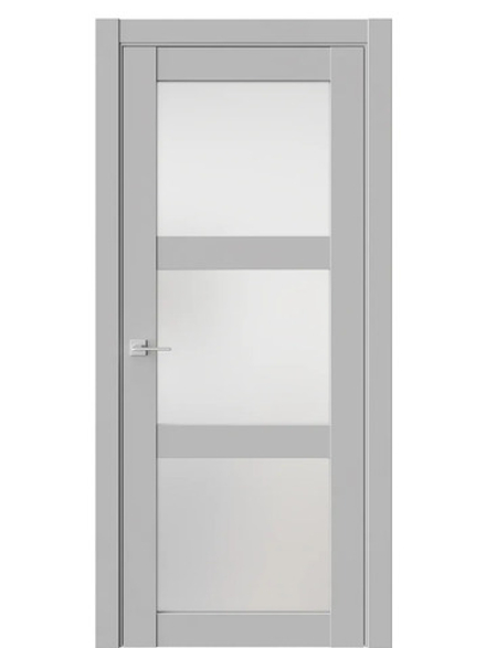 Двери WestStyle  NR6  Макиато /Белое Сатинат ДО