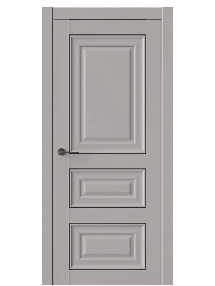 Двери WestStyle HR5 F Макиато /молдинг черный  ДГ