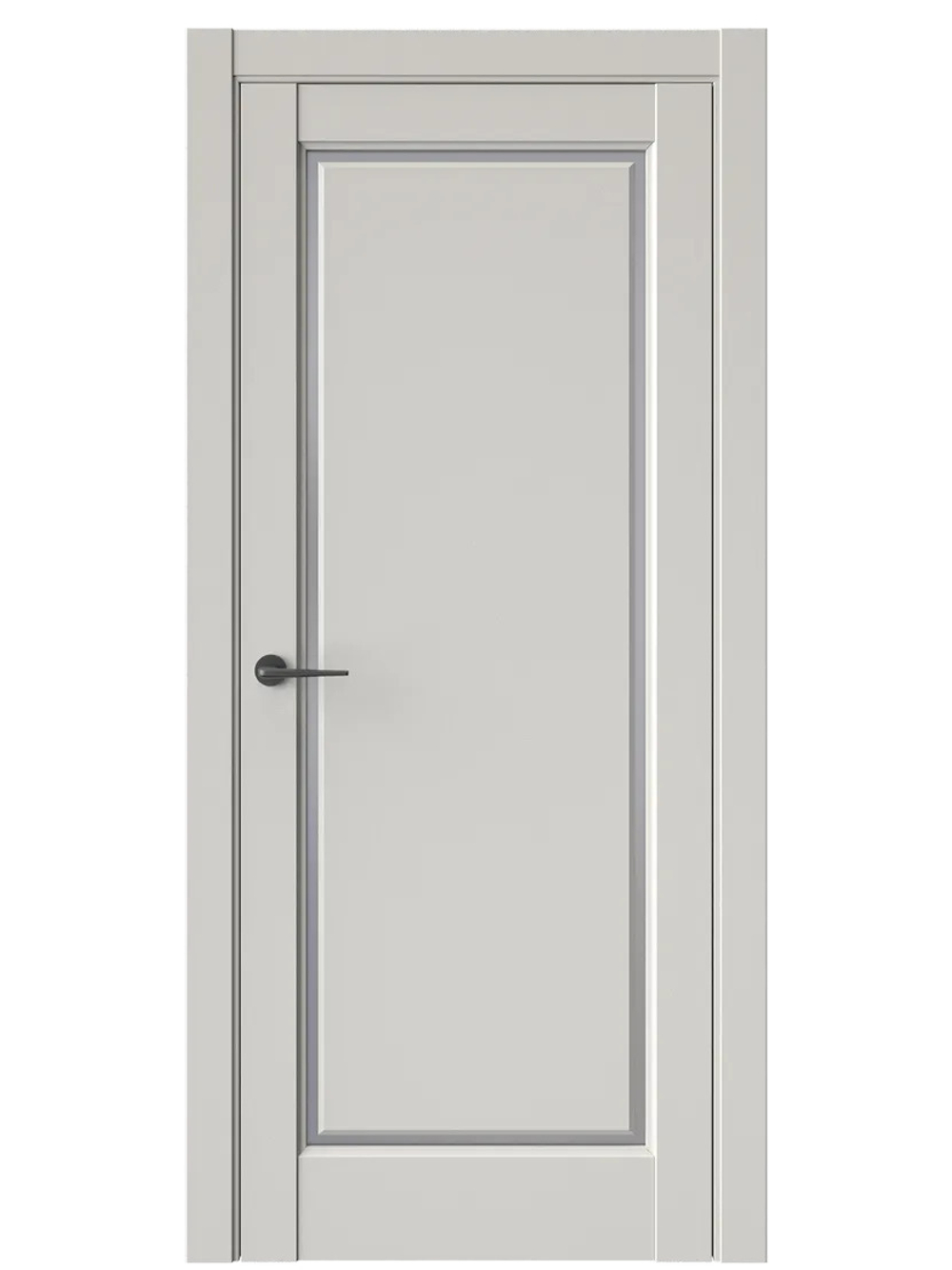 Двери WestStyle  LVT 1 Песчаный Рай/ Графит Сатинат ДО