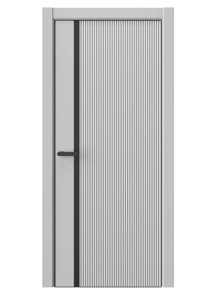 Двери WestStyle  "IN Flain 1" Агатовое Сияние /молдинг /алюм.кромка  ДГ