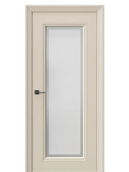 Двери WestStyle Eliss 2 Лазурный песок /белое сатинат  ДО