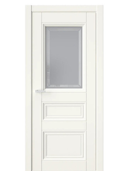 Двери WestStyle  Demiss 12  Бежевый / графит сатинат ДО