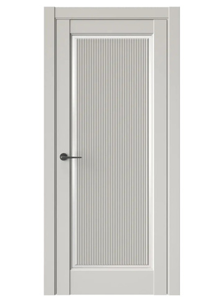 Двери WestStyle  LVT 1 FL Песчаный Рай/ Белое Сатинат ДО