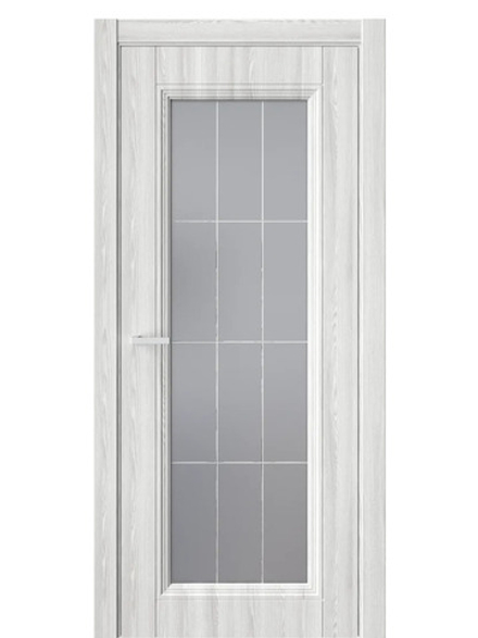 Двери WestStyle  Demiss 2  Клен Айс / графит сатинат ДО