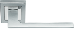 Дверные ручки rucetti rap 21-s sc/cp цвет - мат.хром/полир.хром