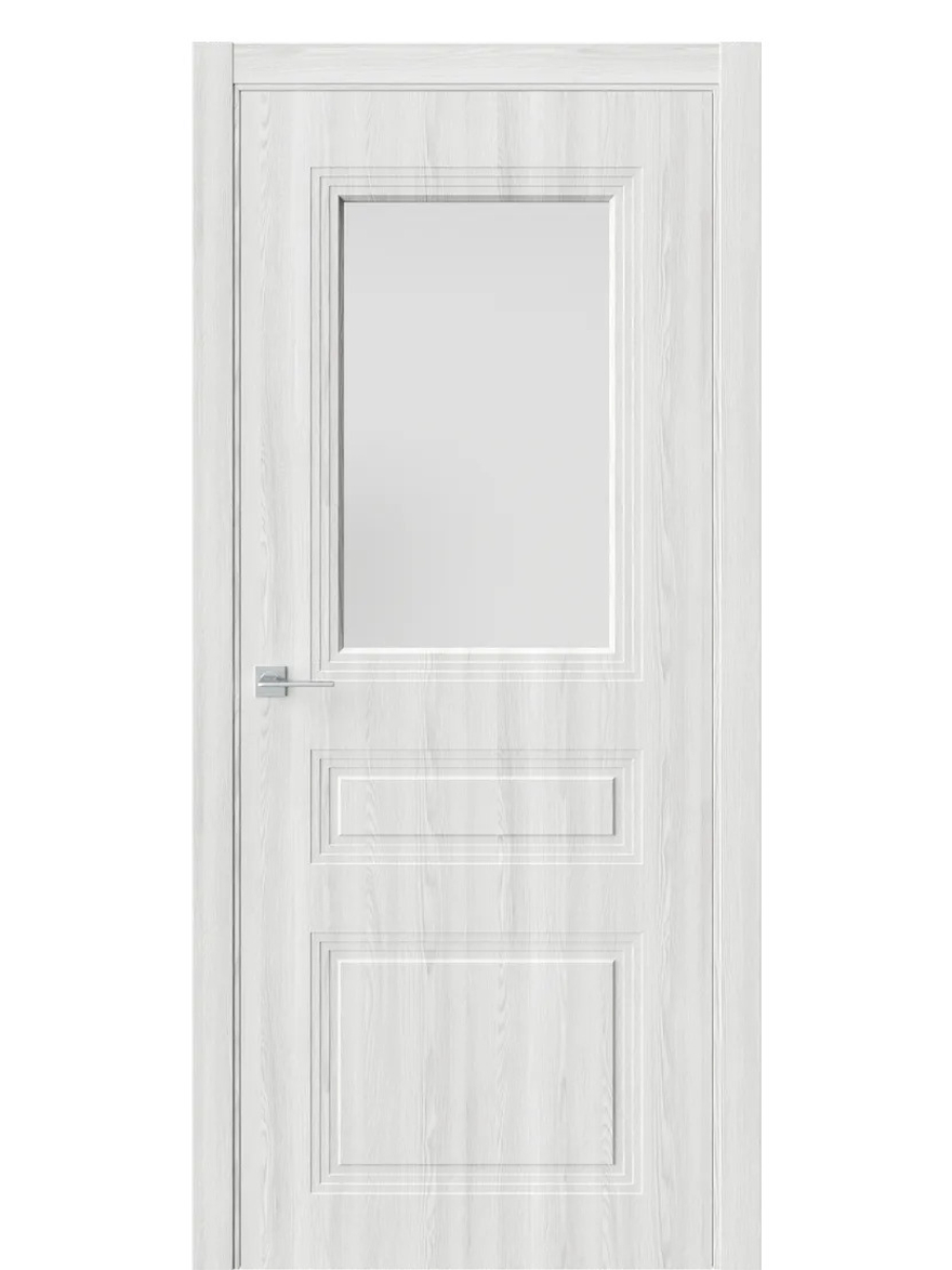 Двери WestStyle  Monte 8 Клен Айс /Белое Сатинат ДО