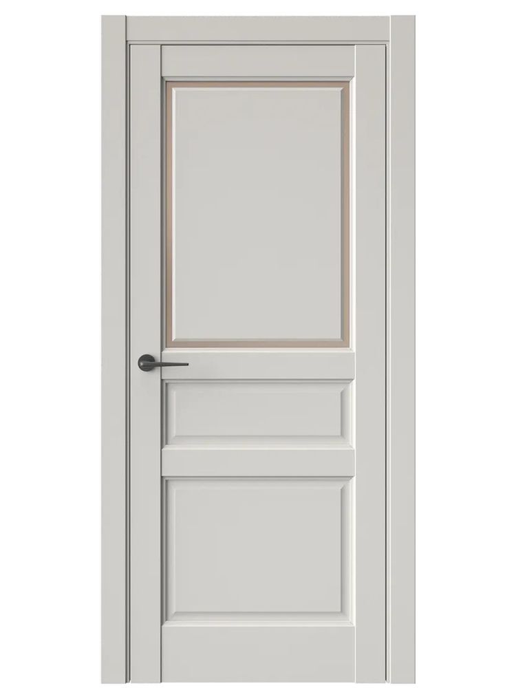 Двери WestStyle  LVT 5Е Песчаный Рай/ Бронза Сатинат ДО