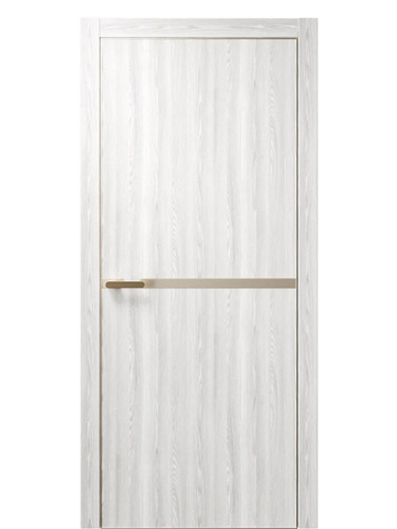 Двери WestStyle  "IN М1" Клен Айс /молдинг /алюм.кромка  ДГ