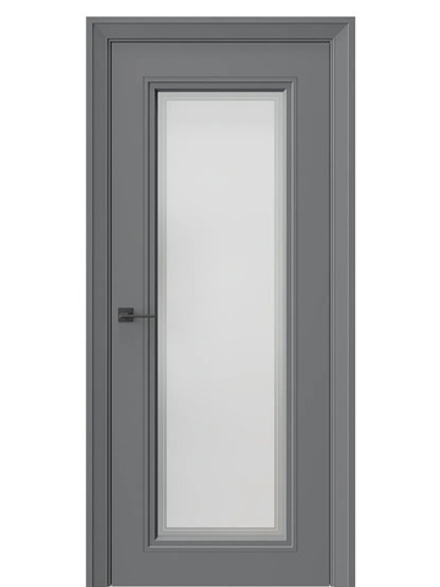 Двери WestStyle Eliss 2 Альпийская ночь /белое сатинат  ДО