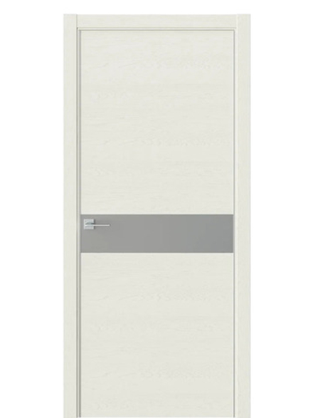 Двери WestStyle  "IN 1" Дуб Монтана /Зеркало сатин графит /алюм.кромка ДО