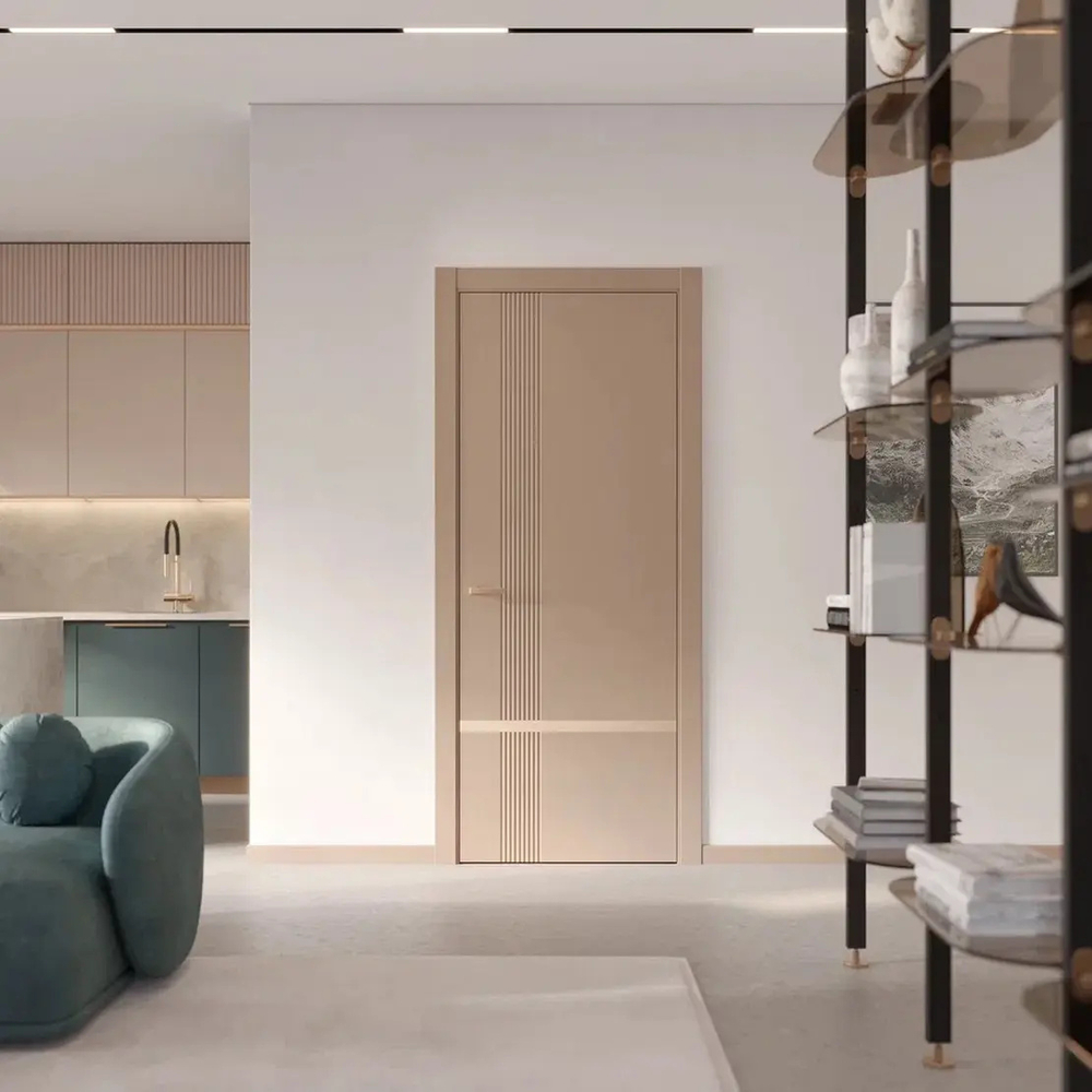 Двери WestStyle  "IN Miavi M" Дуб Мехико /молдинг /алюм.кромка  ДГ