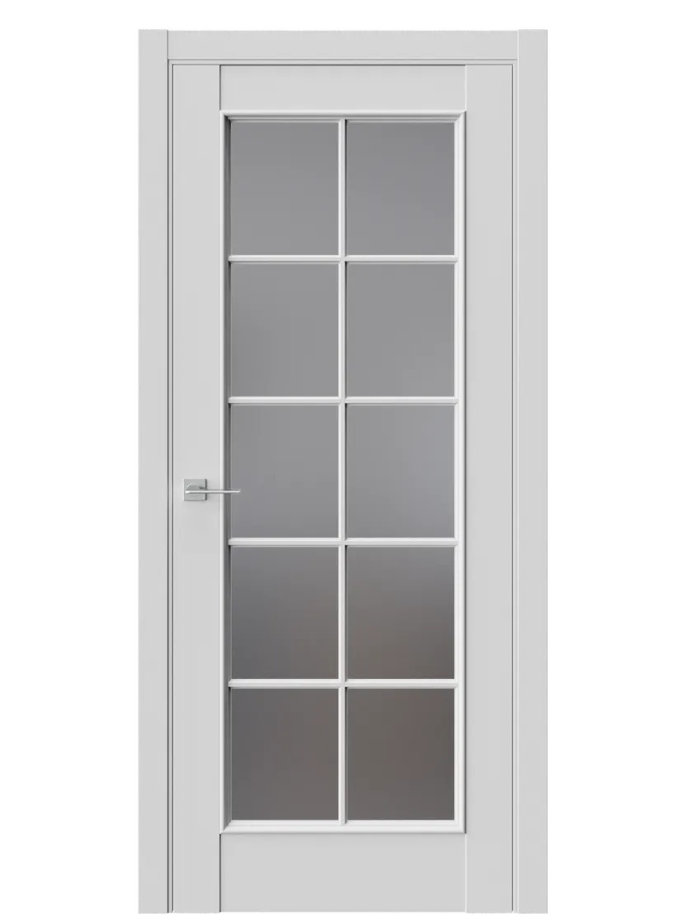 Двери WestStyle En 2 Emlayer серый / Графит Сатинат  ДО