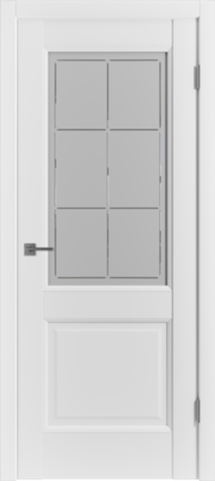 Межкомнатные двери ВФД "EMALEX 2" EMALEX ICE / Crystal Cloud ДО