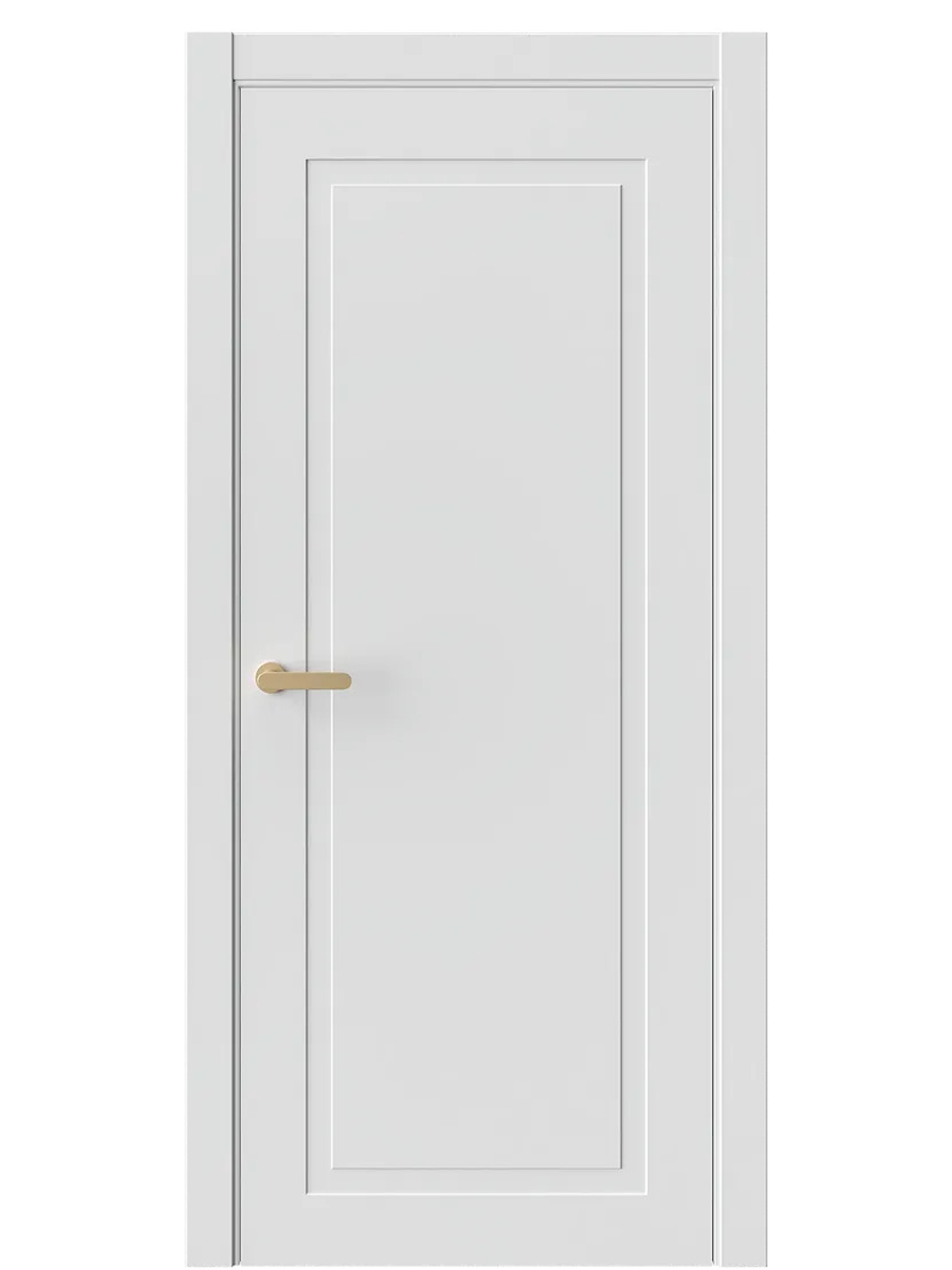 Двери WestStyle  Novva 1 Белая Вуаль ДГ