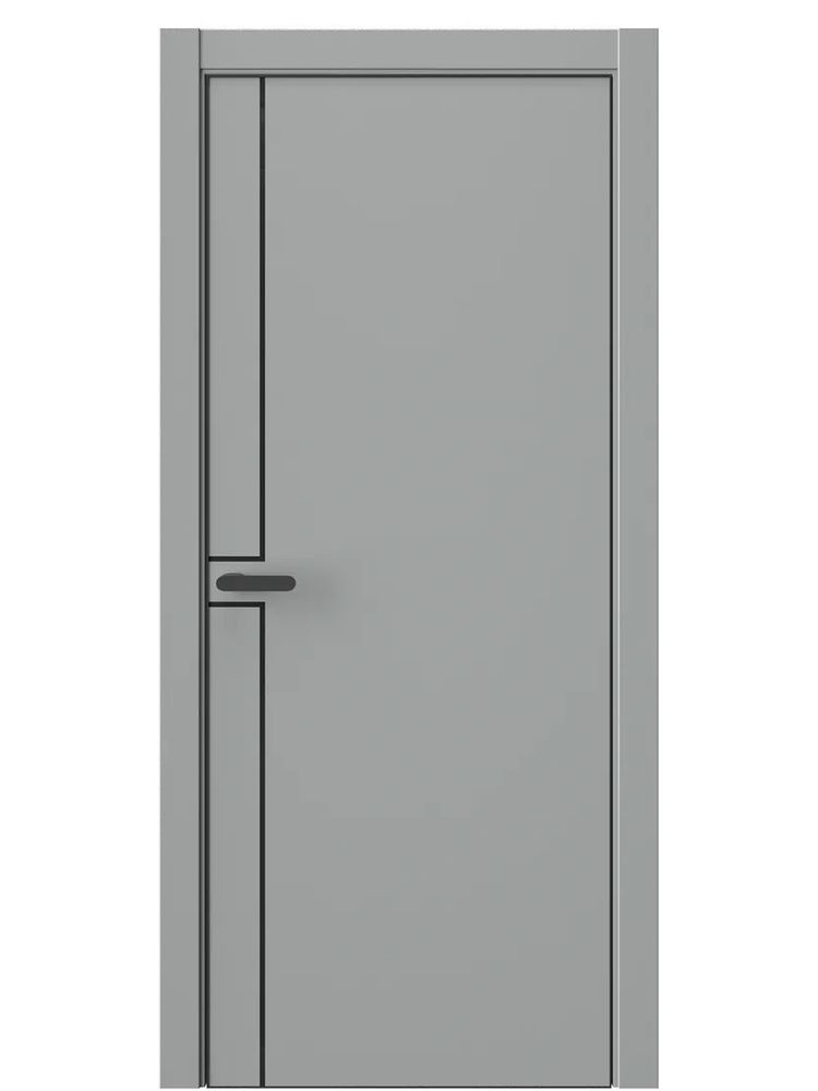 Двери WestStyle  "IN Flain 1" Агатовое Сияние /молдинг /алюм.кромка  ДГ