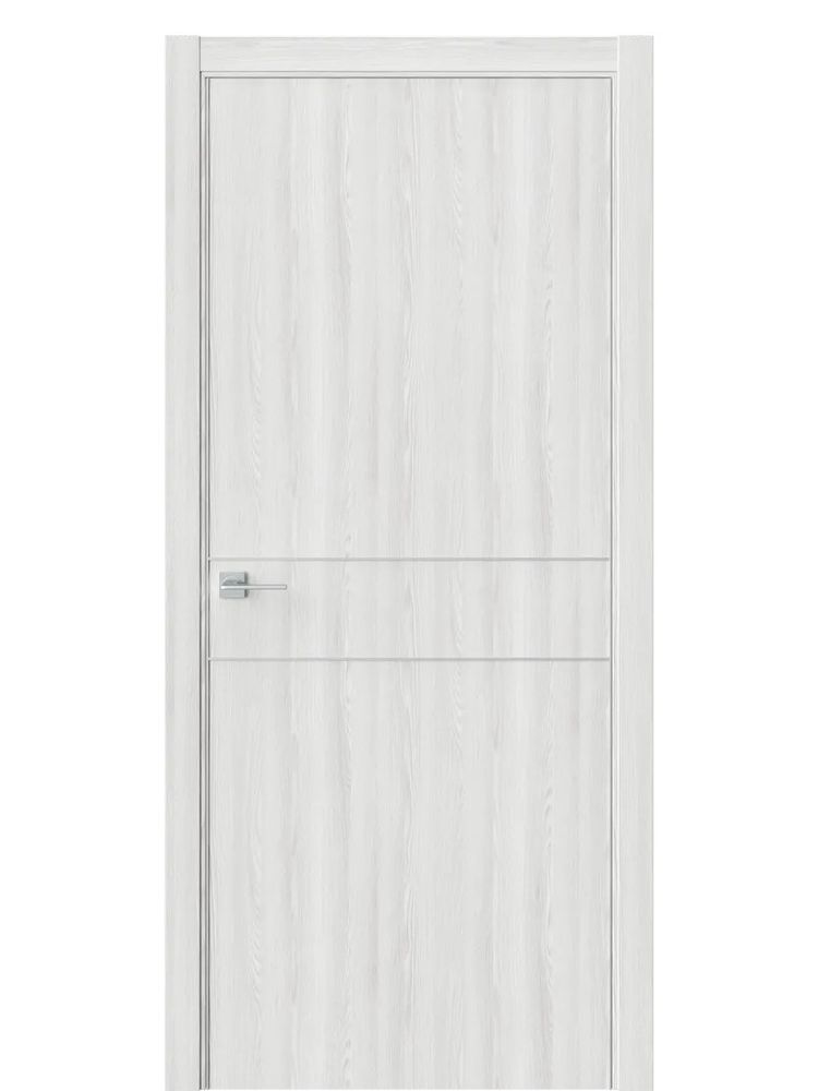 Двери WestStyle  "IN 20" Клен Айс /алюм.кромка  ДГ