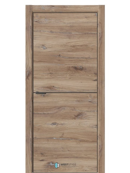 Двери WestStyle  "IN 391" Дуб Флагстафф /алюм.кромка  ДГ