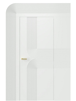 Двери WestStyle  Molis 1 RAL 7038 Серый ДГ