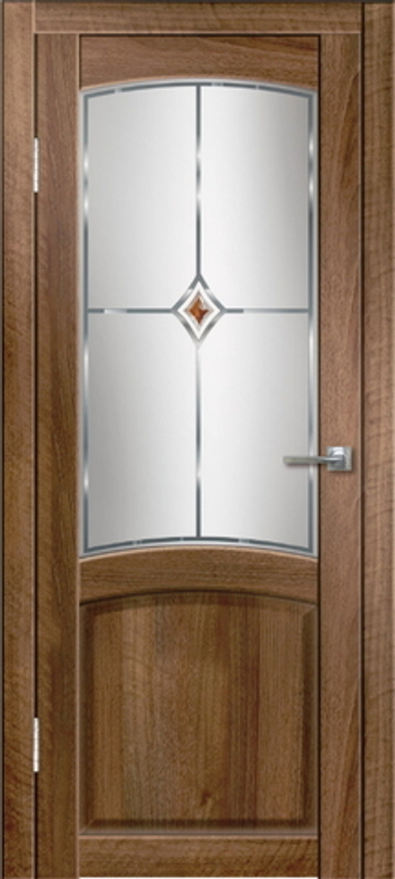 Межкомнатные двери ДВЕРНАЯ ЛИНИЯ "РУМБА" Орех седой светлый ДО