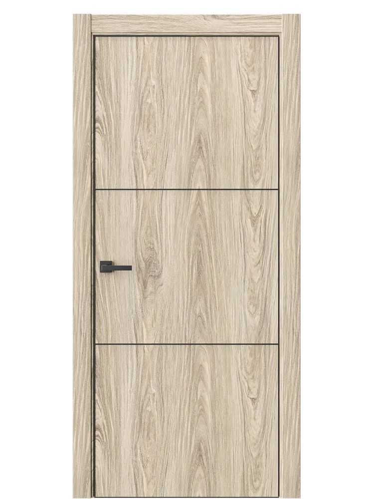 Двери WestStyle  "IN 26" Дуб Мюнстер /алюм.кромка  ДГ