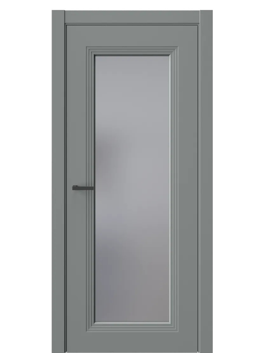 Двери WestStyle  Monte 2 Морская галька /Графит Сатинат ДО