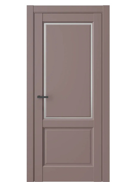 Двери WestStyle  LVT 3Е Милкшейк/ Белое Сатинат ДО