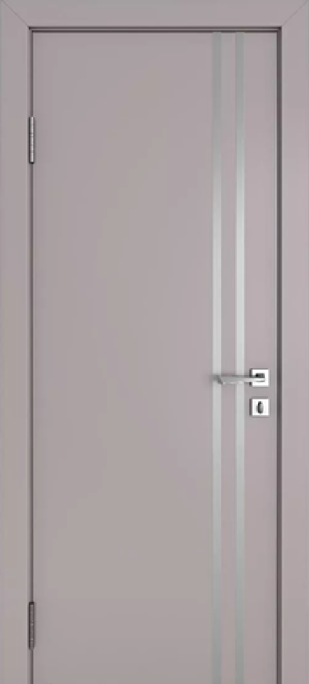 Межкомнатные двери ДВЕРНАЯ ЛИНИЯ "Модерн" 506 Серый Бархат ДГ
